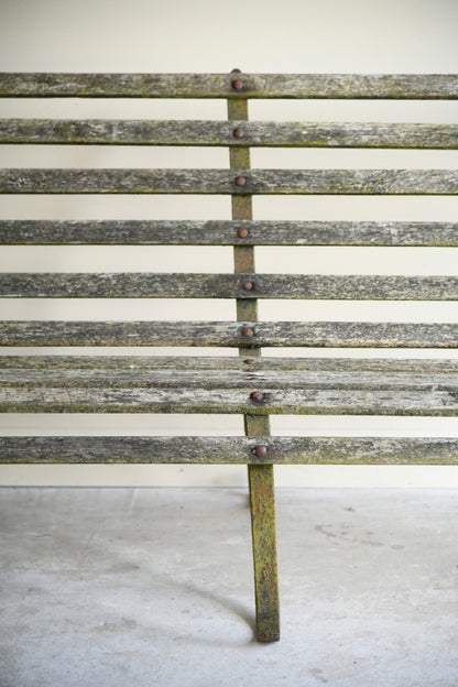 Wrought Iron Garden Bench
