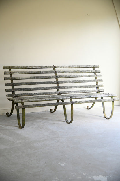 Wrought Iron Garden Bench
