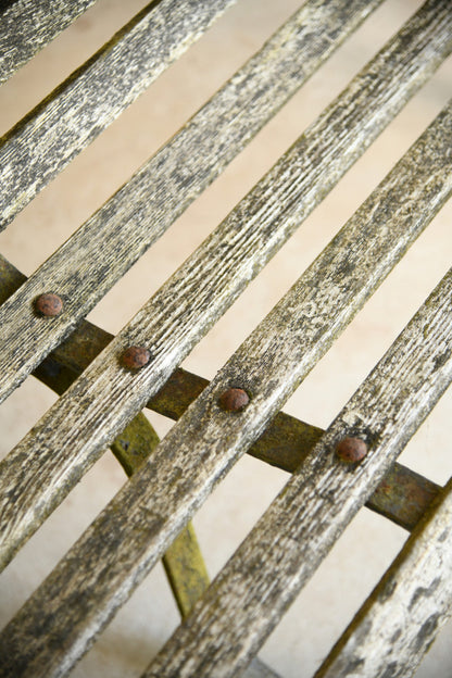 Wrought Iron Garden Bench