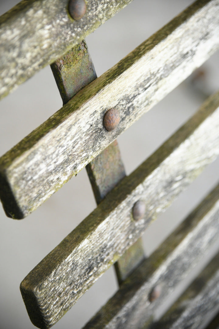 Wrought Iron Garden Bench