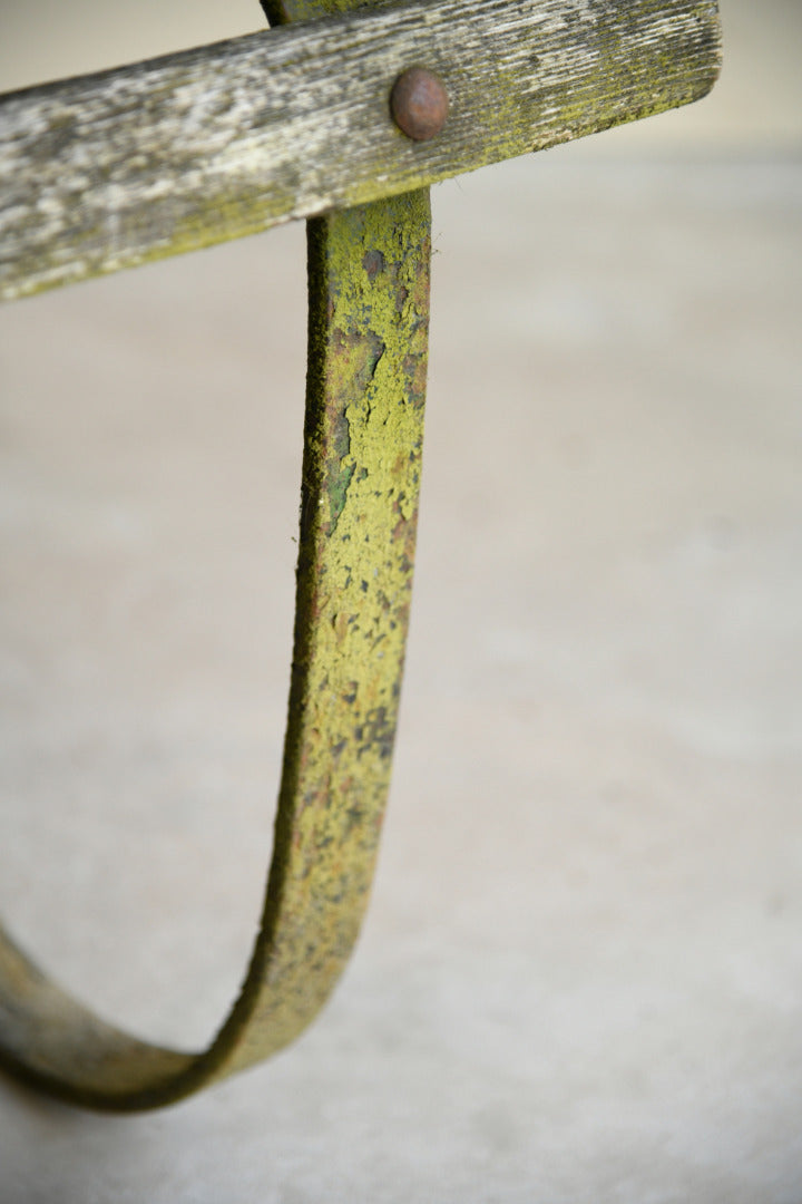 Wrought Iron Garden Bench