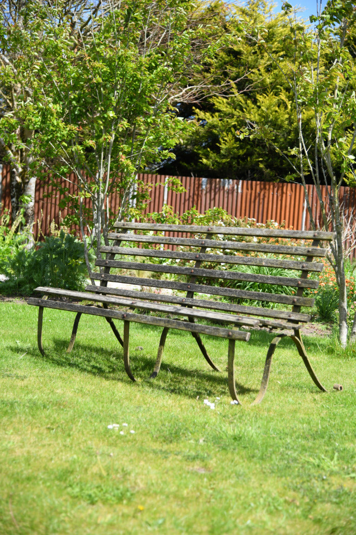 Wrought Iron Garden Bench