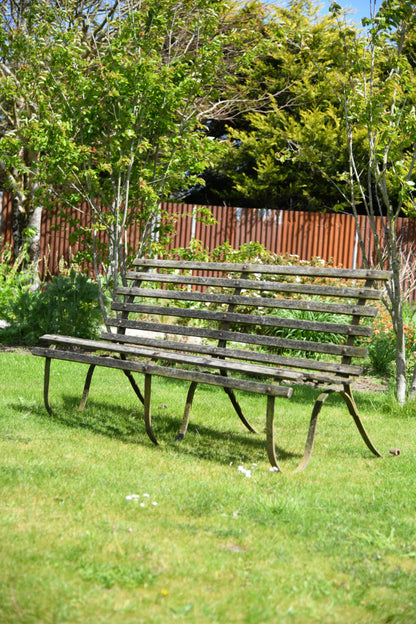 Wrought Iron Garden Bench