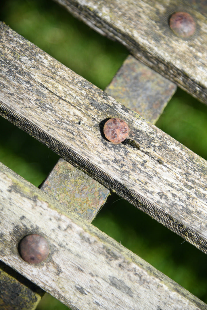 Wrought Iron Garden Bench