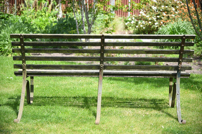 Wrought Iron Garden Bench