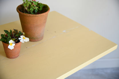 Painted Cast Iron Table