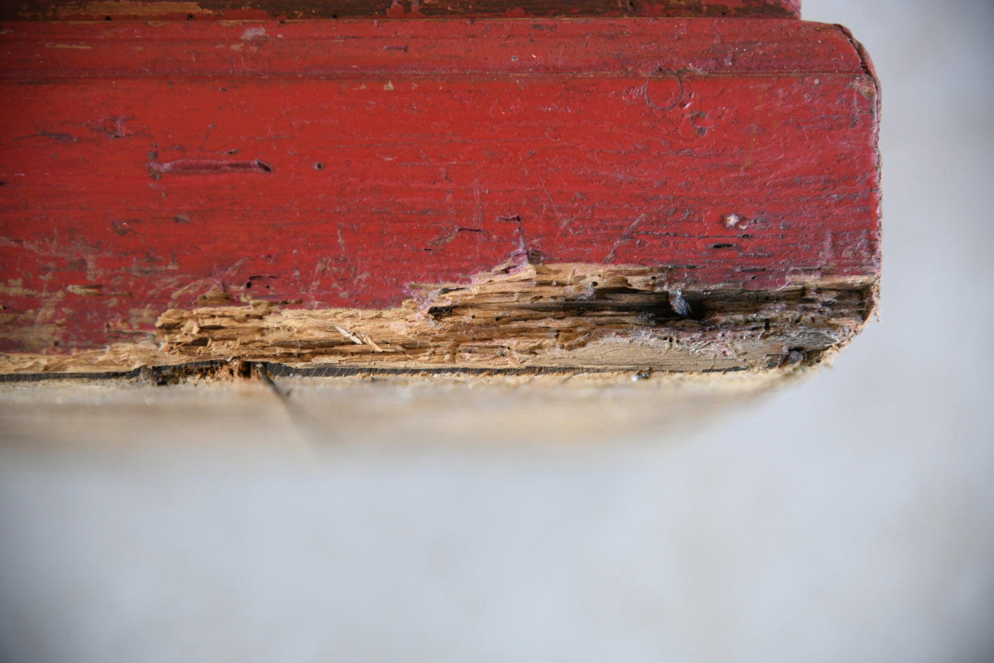 Antique Painted Pine Trunk