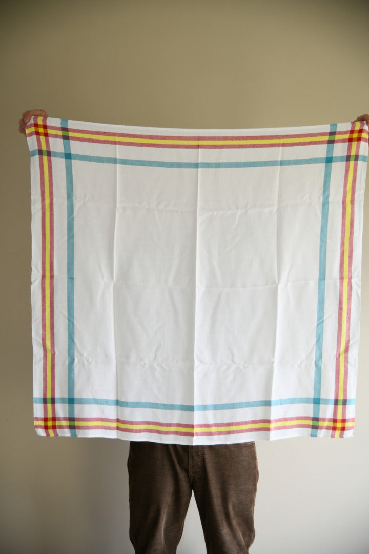2 Vintage Cotton Tablecloths
