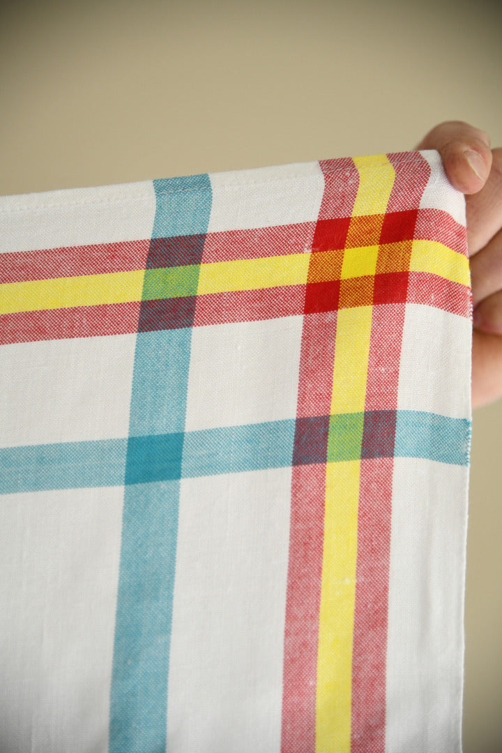 2 Vintage Cotton Tablecloths