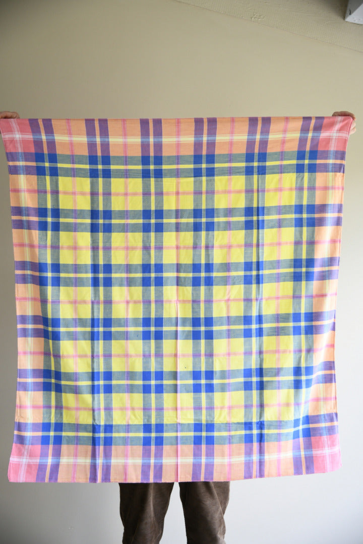 2 Vintage Cotton Tablecloths