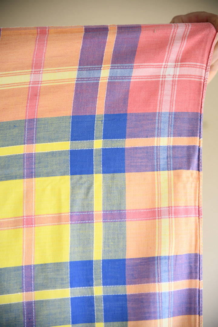 2 Vintage Cotton Tablecloths