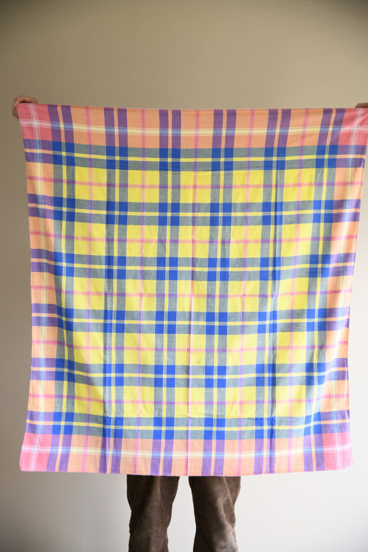2 Vintage Cotton Tablecloths