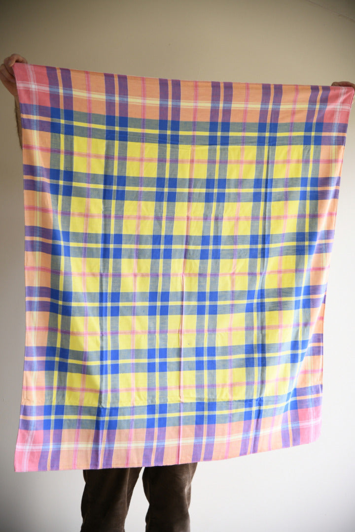 2 Vintage Cotton Tablecloths