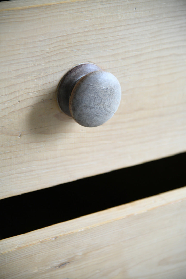 Antique Stripped & Waxed Pine Chest of Drawers