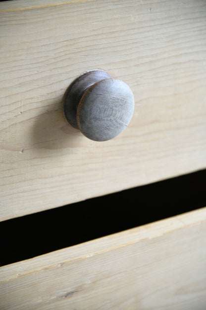 Antique Stripped & Waxed Pine Chest of Drawers