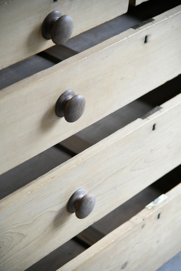 Antique Stripped & Waxed Pine Chest of Drawers