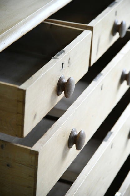 Antique Stripped & Waxed Pine Chest of Drawers