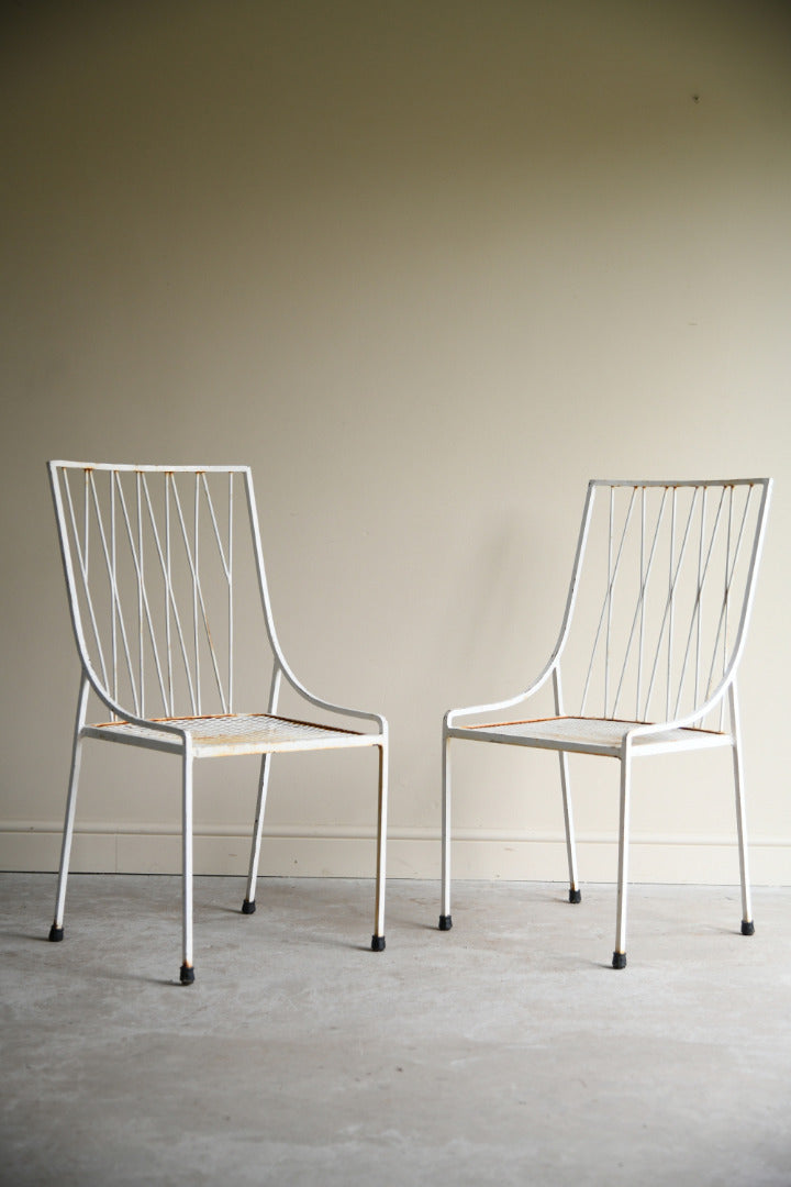 Pair Paul McCobb Style Garden Chairs