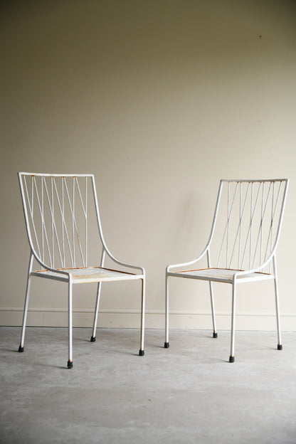 Pair Paul McCobb Style Garden Chairs