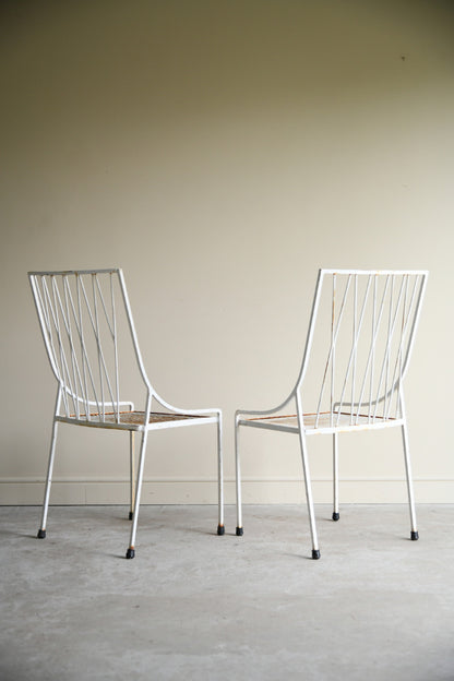 Pair Paul McCobb Style Garden Chairs