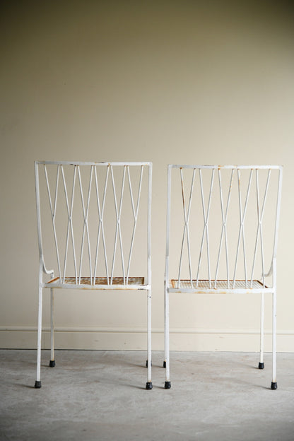 Pair Paul McCobb Style Garden Chairs
