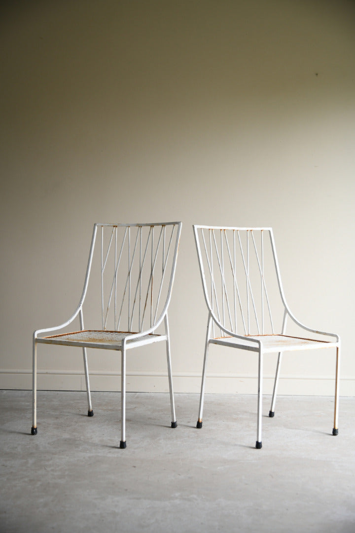 Pair Paul McCobb Style Garden Chairs