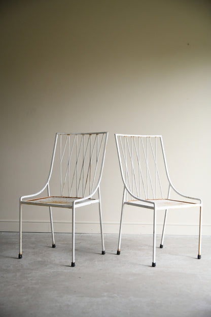 Pair Paul McCobb Style Garden Chairs