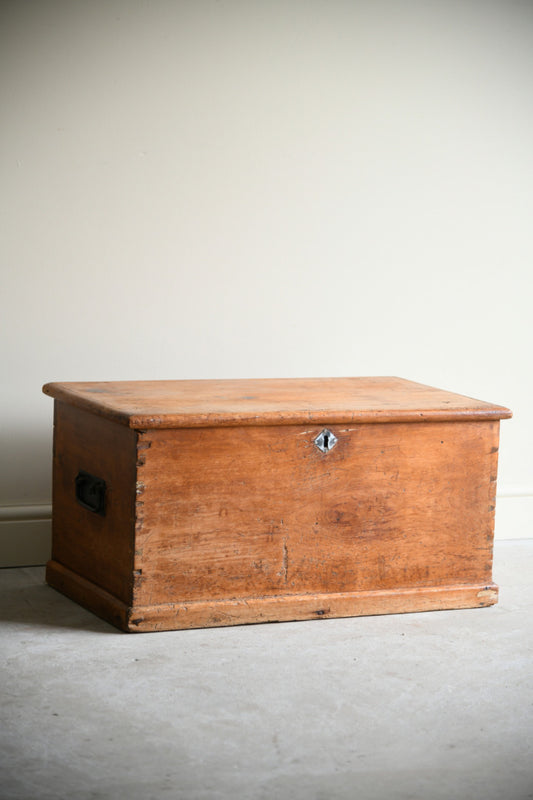 Antique Pine Trunk