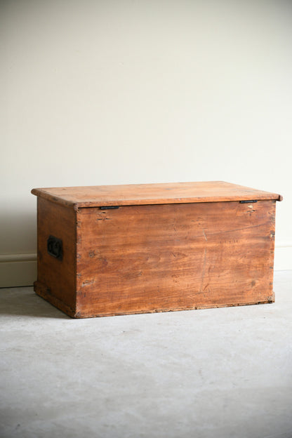 Antique Pine Trunk