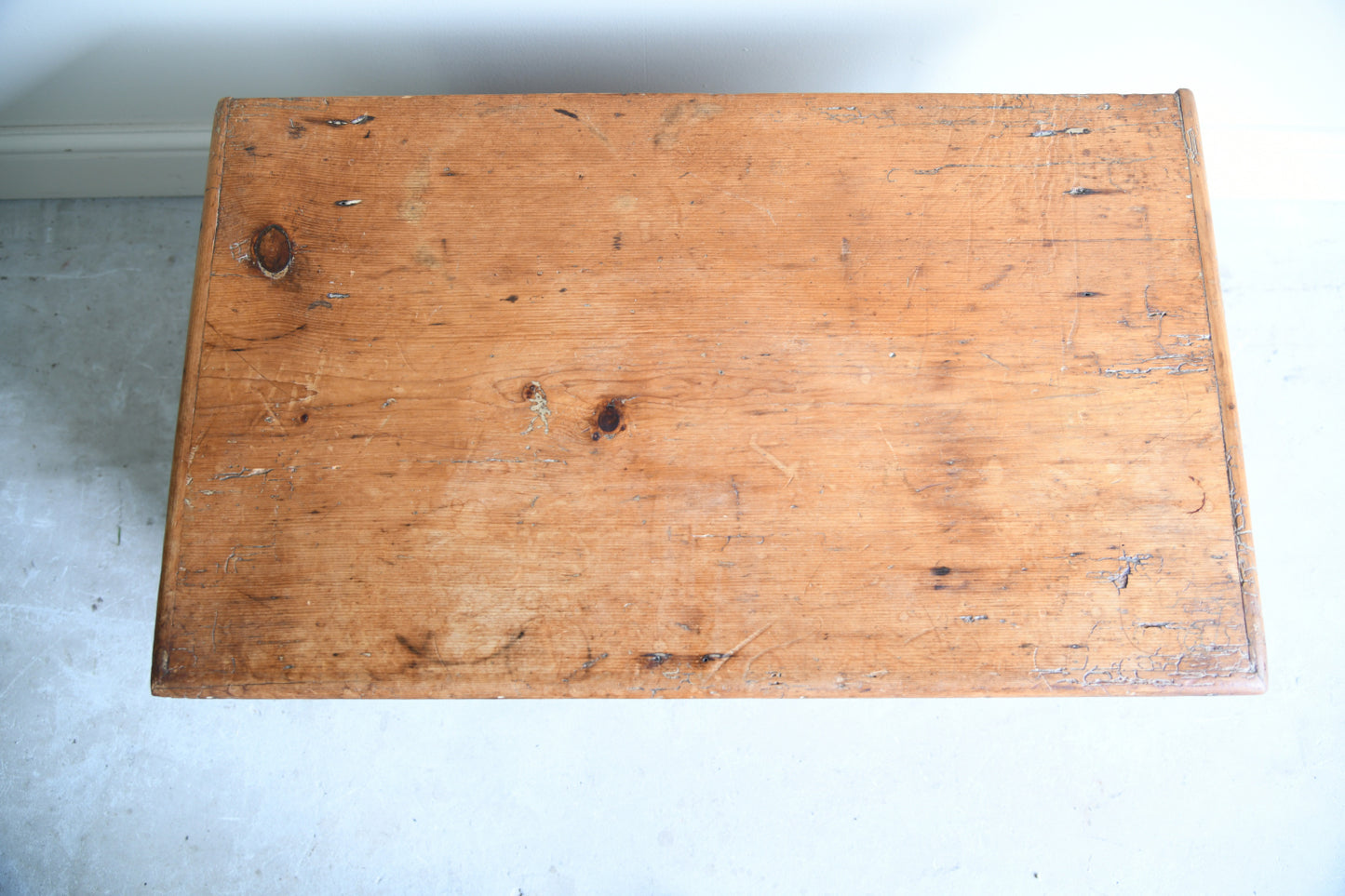 Antique Pine Trunk