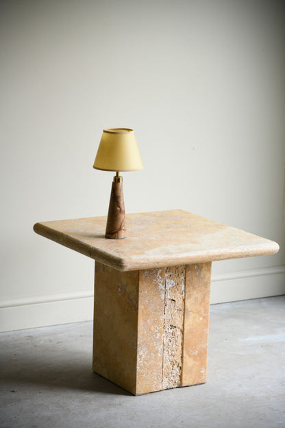 Square Travertine Coffee Table