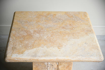 Square Travertine Coffee Table
