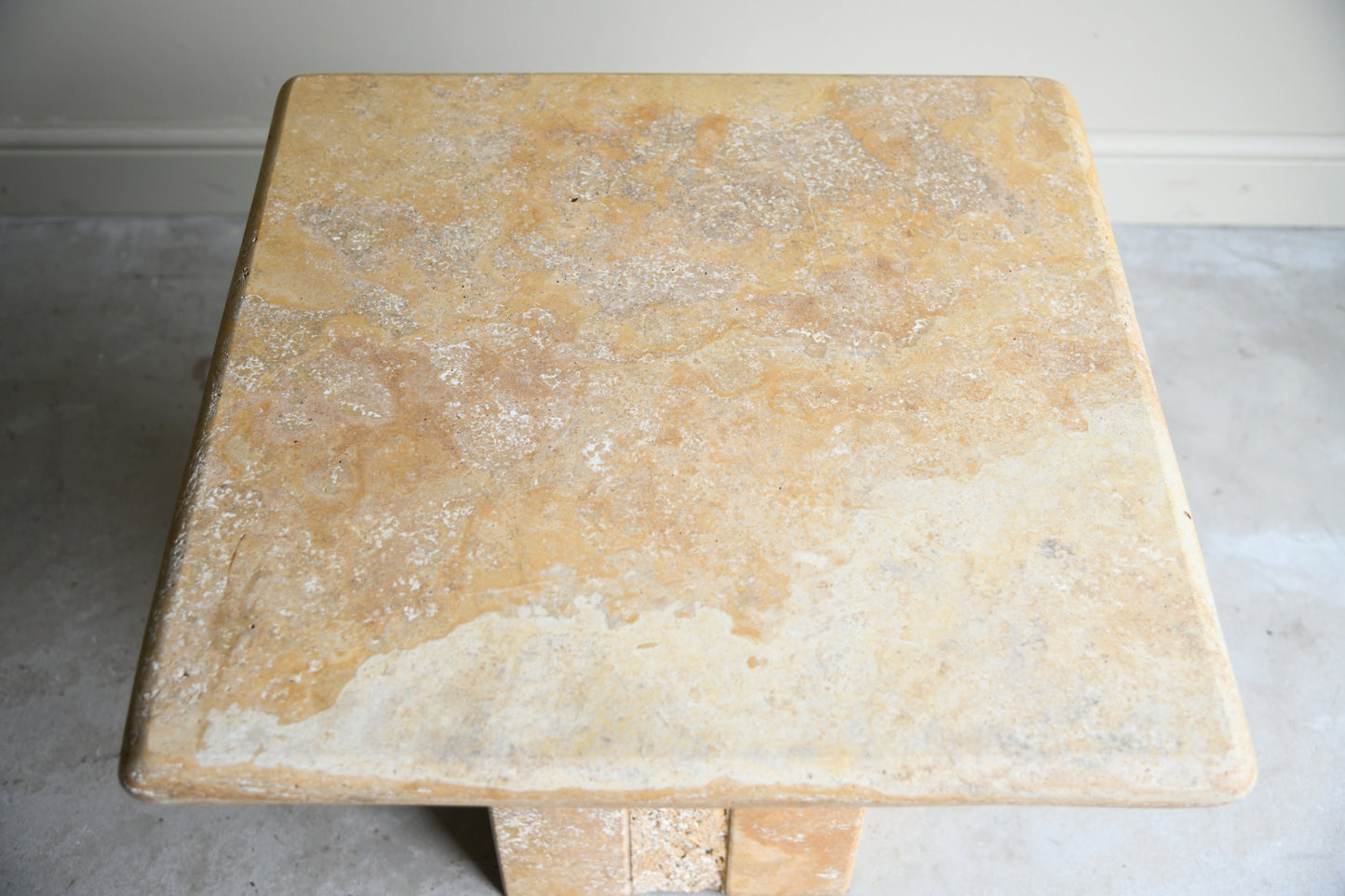 Square Travertine Coffee Table