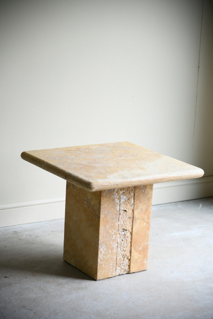 Square Travertine Coffee Table