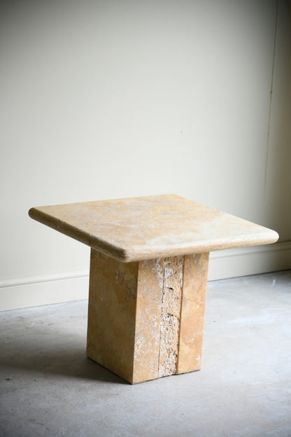 Square Travertine Coffee Table