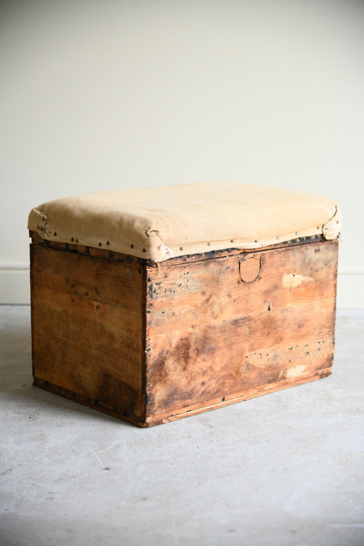 Vintage Upholstered Trunk
