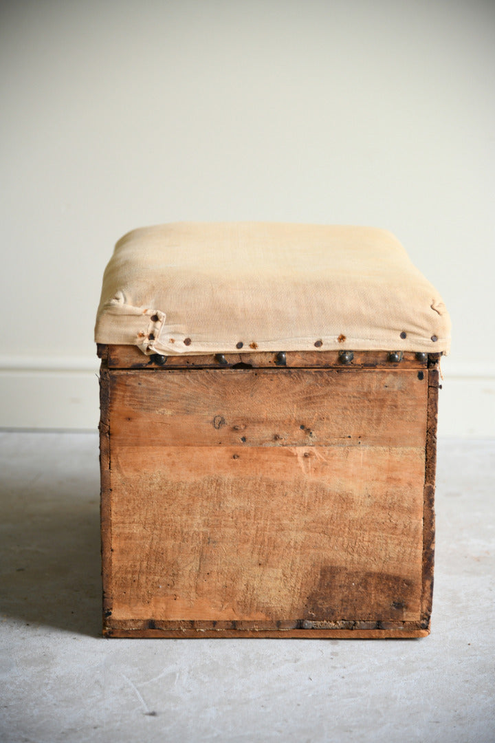 Vintage Upholstered Trunk