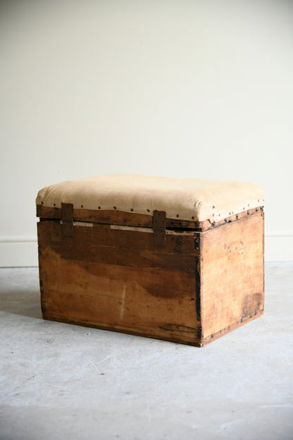 Vintage Upholstered Trunk