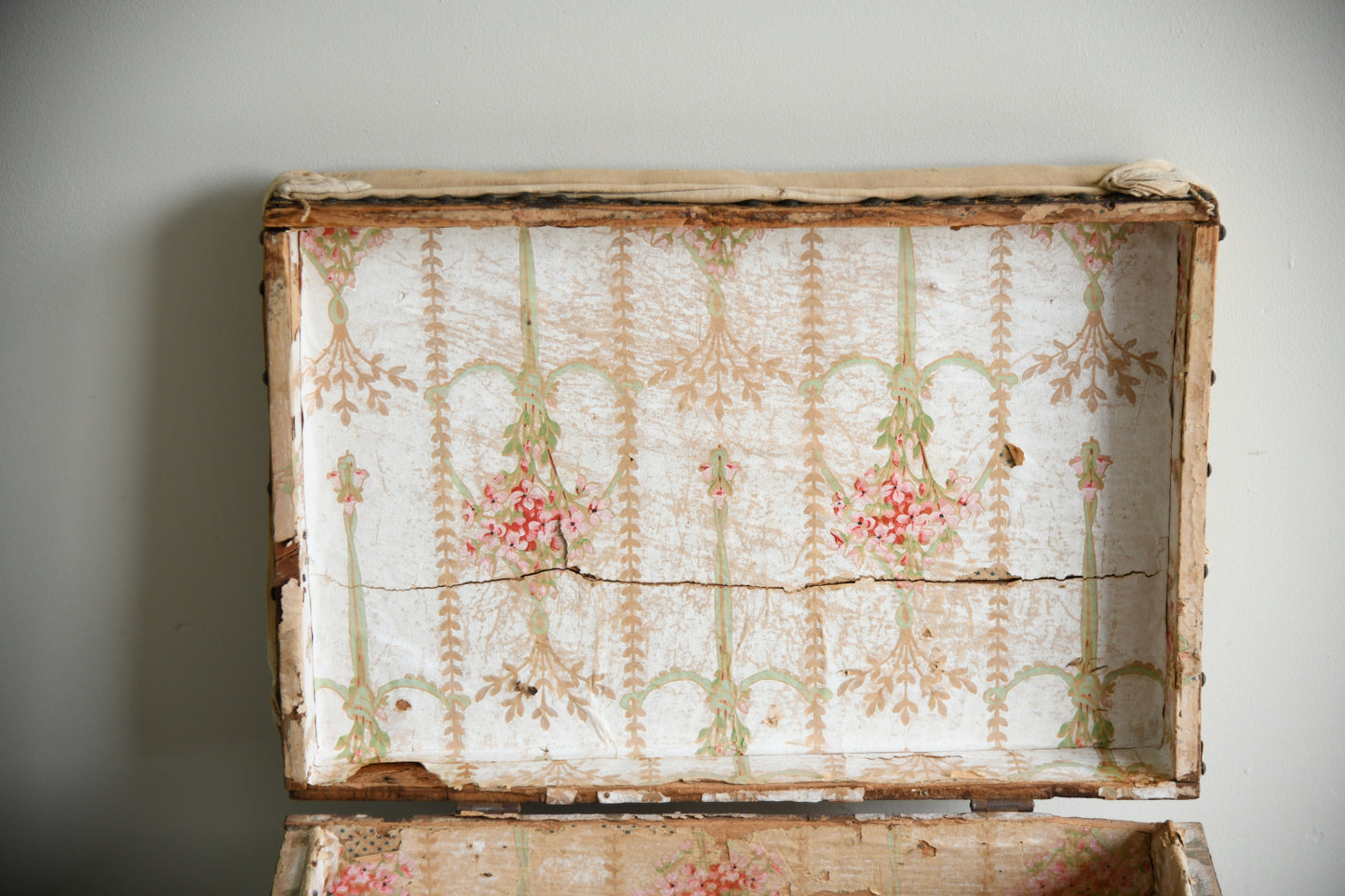 Vintage Upholstered Trunk