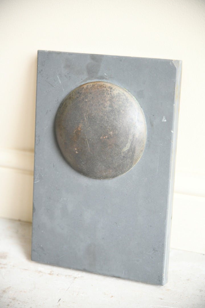 Slate & Bronze Plaque