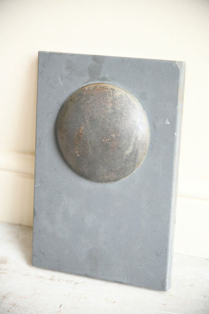 Slate & Bronze Plaque