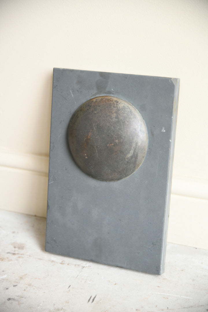 Slate & Bronze Plaque
