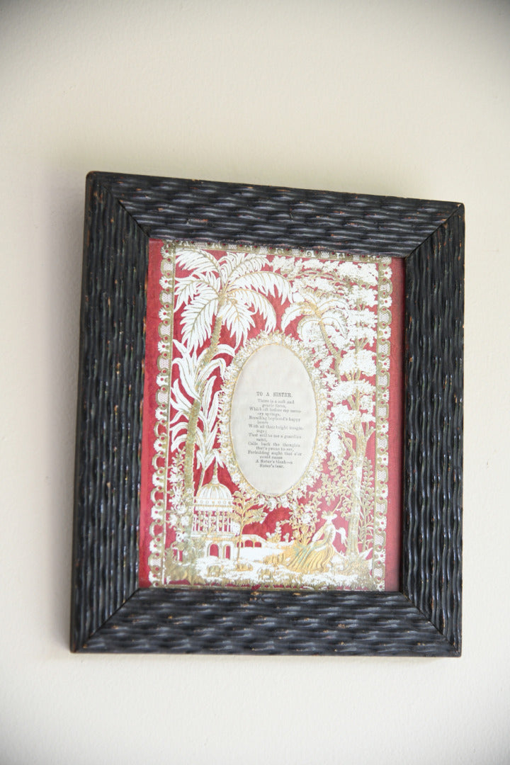 Victorian Folk Art Frame & Keepsake