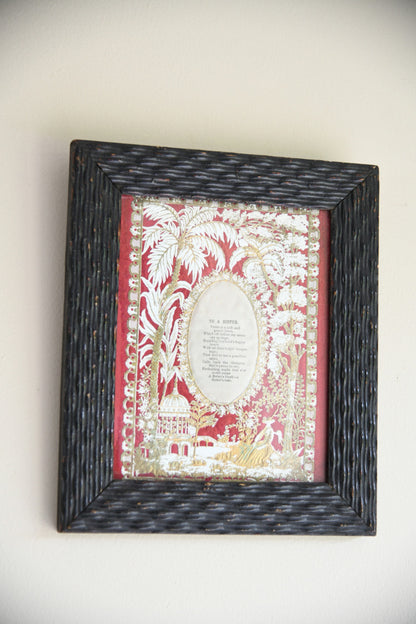 Victorian Folk Art Frame & Keepsake