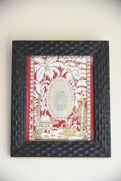 Victorian Folk Art Frame & Keepsake