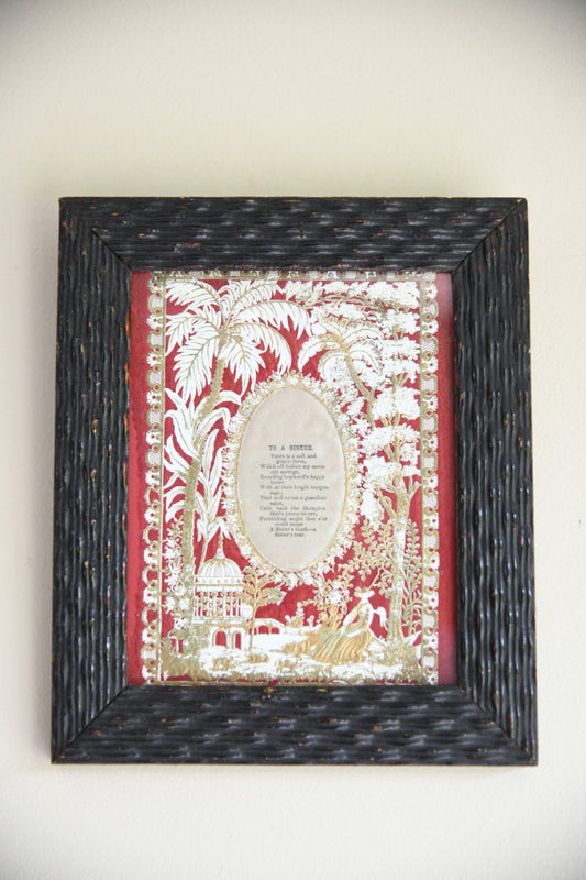 Victorian Folk Art Frame & Keepsake
