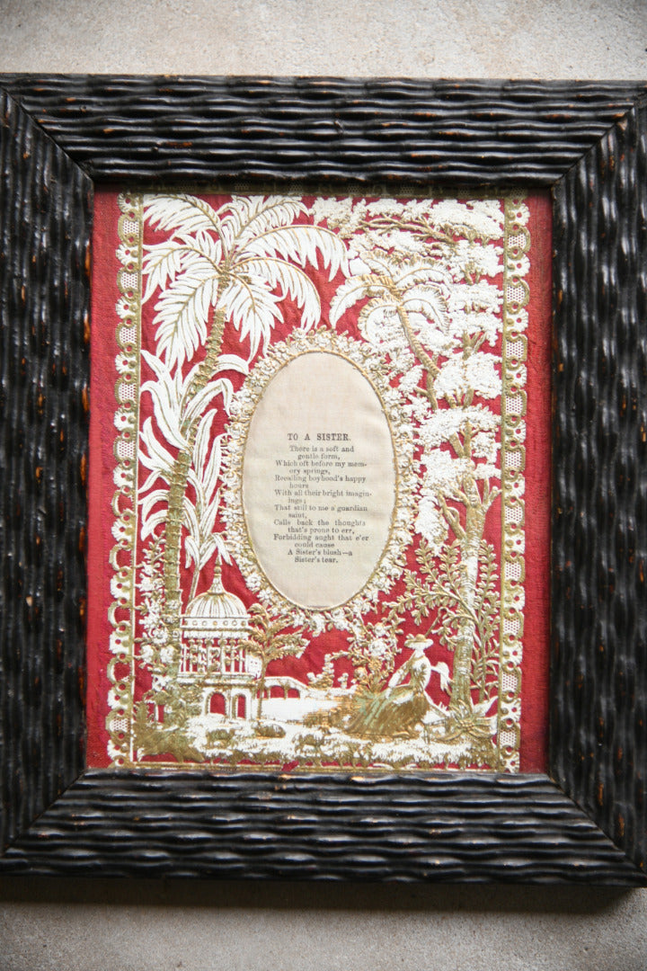 Victorian Folk Art Frame & Keepsake