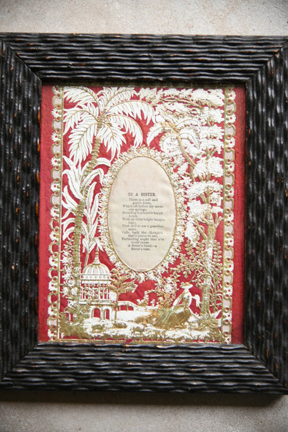 Victorian Folk Art Frame & Keepsake