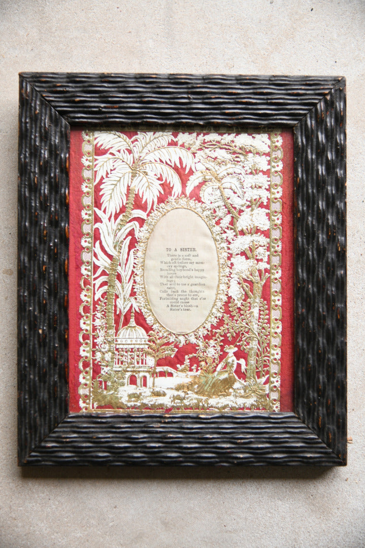 Victorian Folk Art Frame & Keepsake