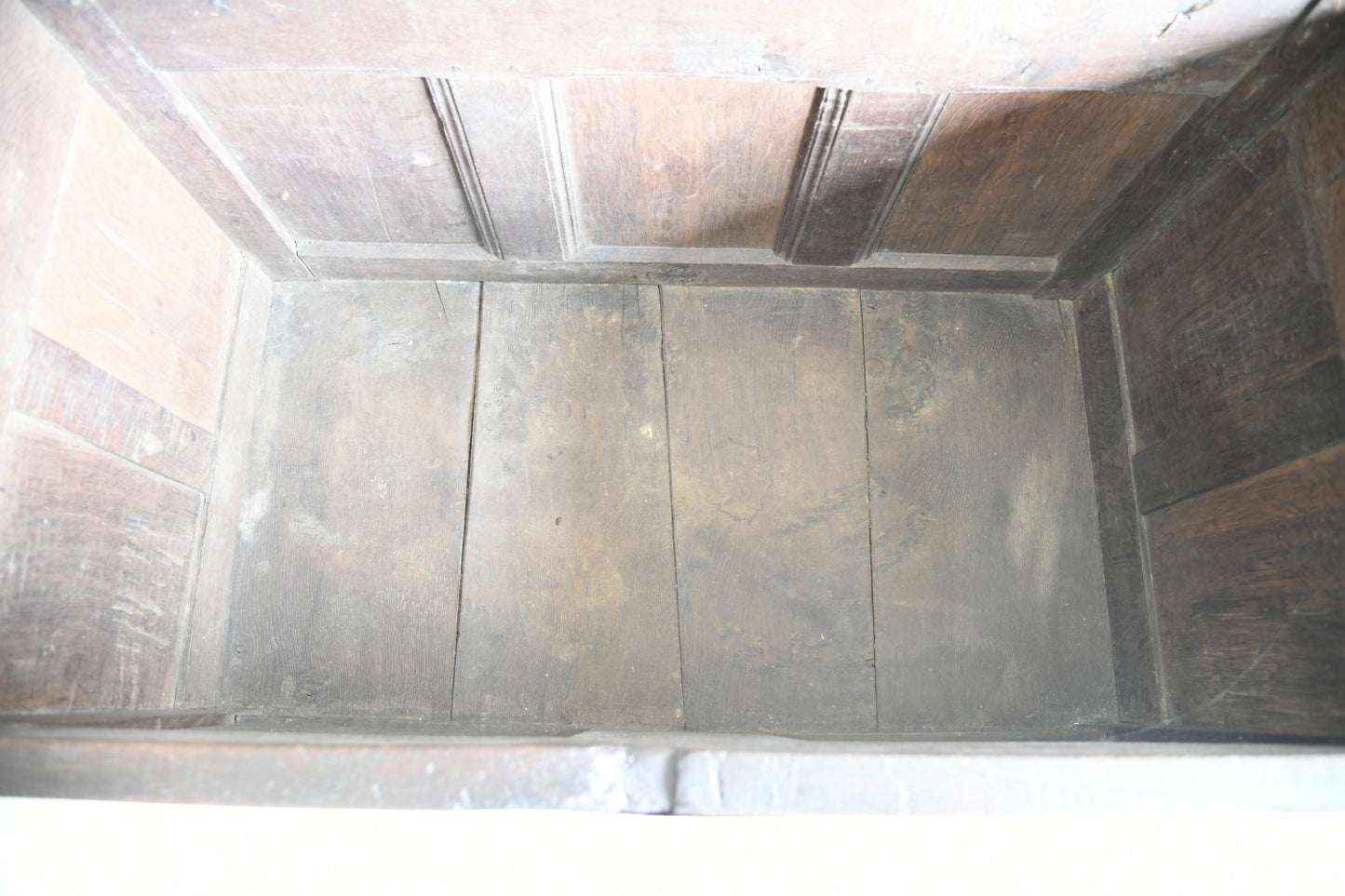 17th Century Carved Oak Coffer